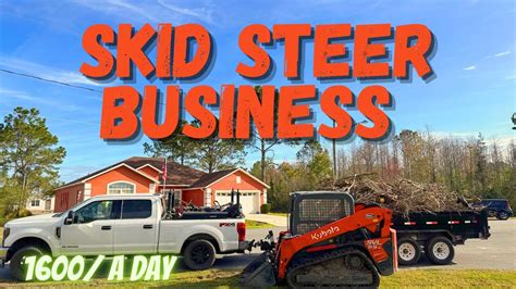 advertising skid steer work|starting a skid steer business.